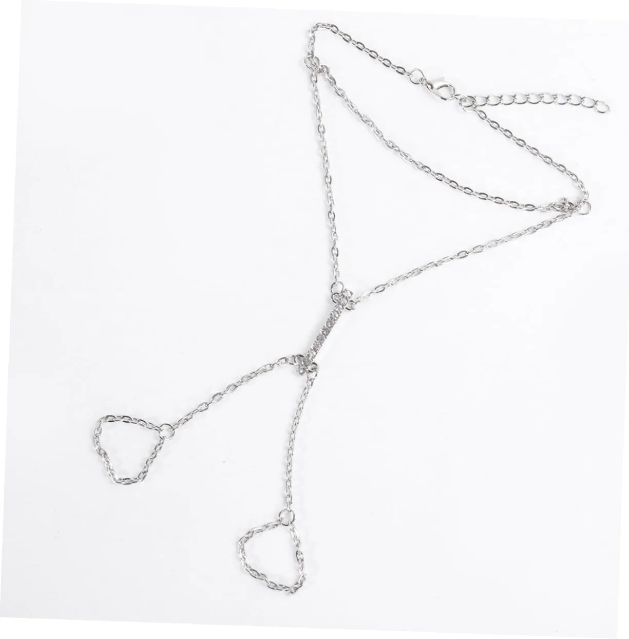 1pc Women Anklet Barefoot Chain Jewelry Sterling Silver Anklets Sparkle Sandals Sterling Adjustable