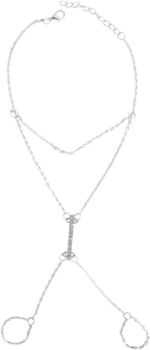 1pc Women Anklet Barefoot Chain Jewelry Sterling Silver Anklets Sparkle Sandals Sterling Adjustable