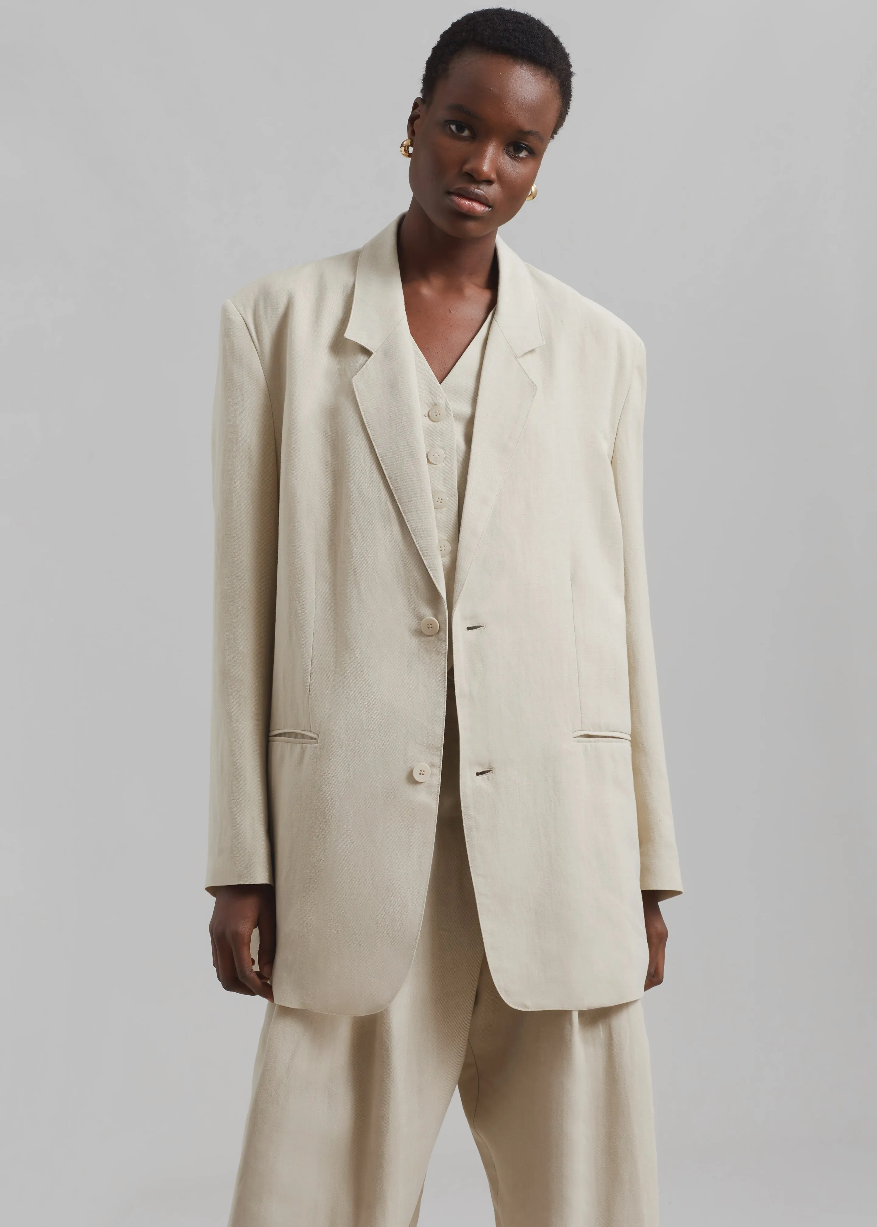 Aiden Blazer - Beige
