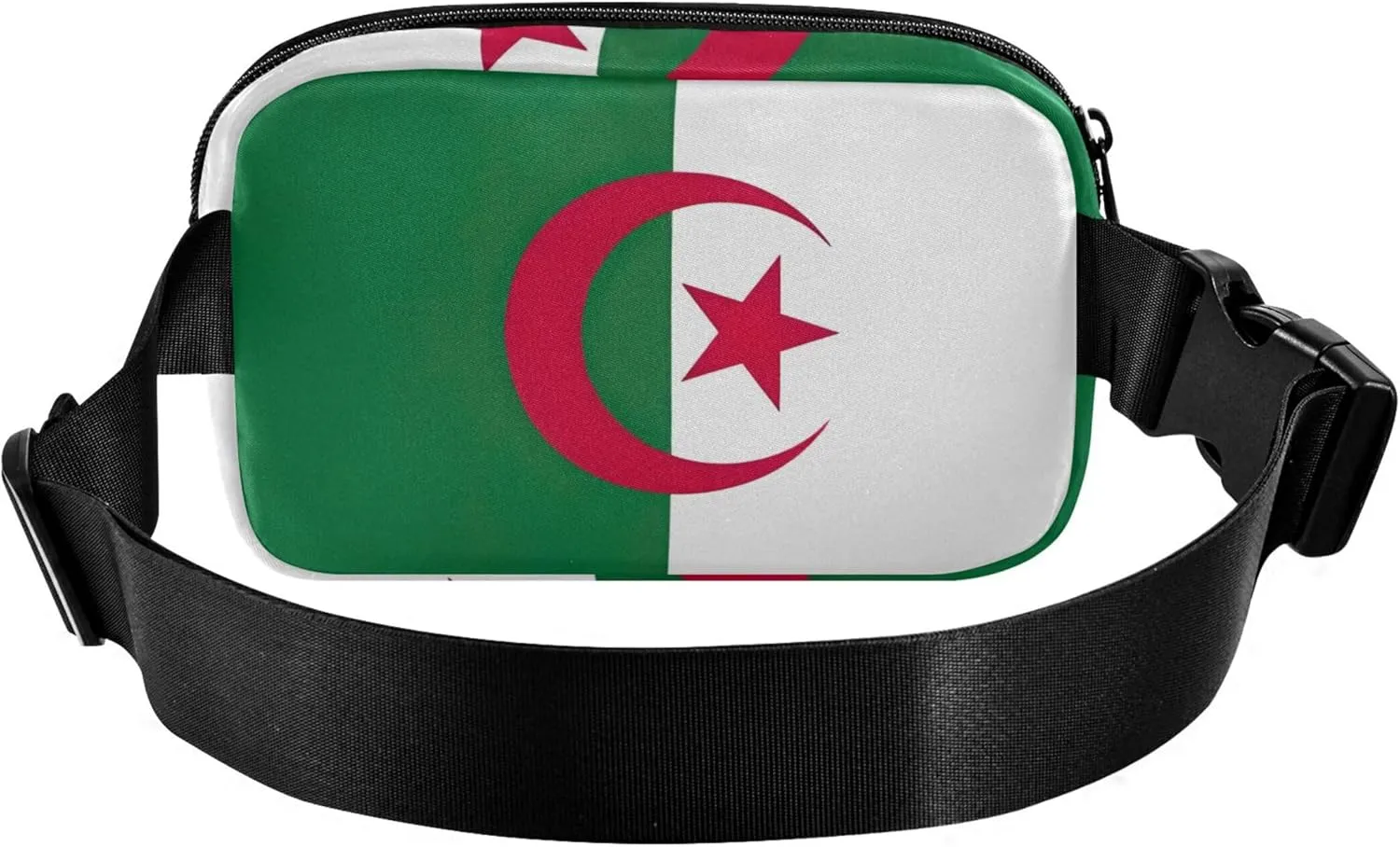 Algeria Flag Waterproof Fanny Packs for Women Anti Theft Belt Bag Bright Color Waist Pouches for Men