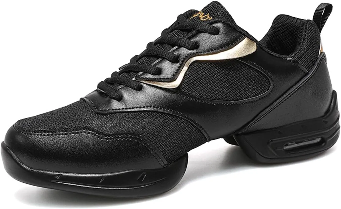 AOQUNFS Men Latin Dance Shoes Salsa Practice Competion Causul Dance Sneakers,Mode 201