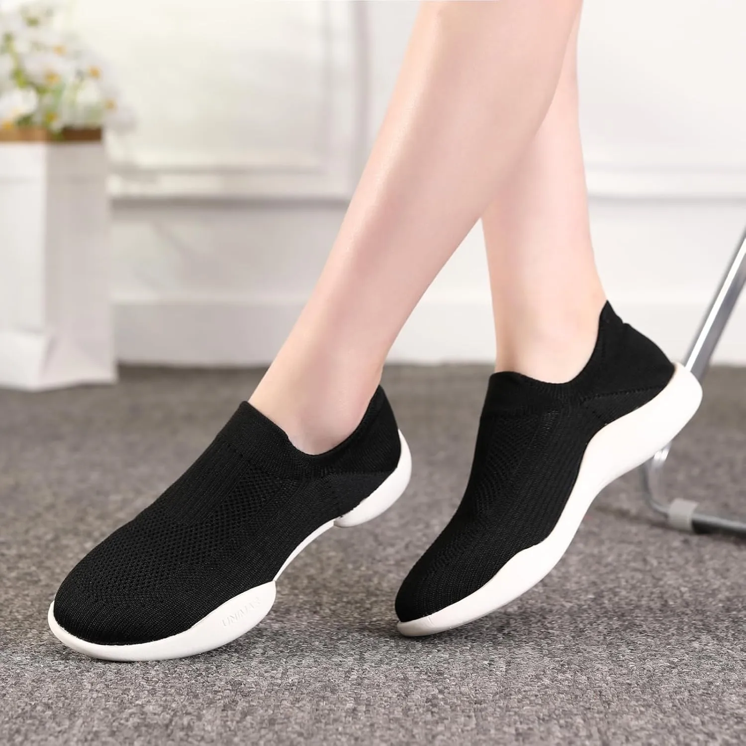 AOQUNFS Women Practice Dance Shoes Social Dance Sneaker Beginner Dance Ballroom Salsa Shoes