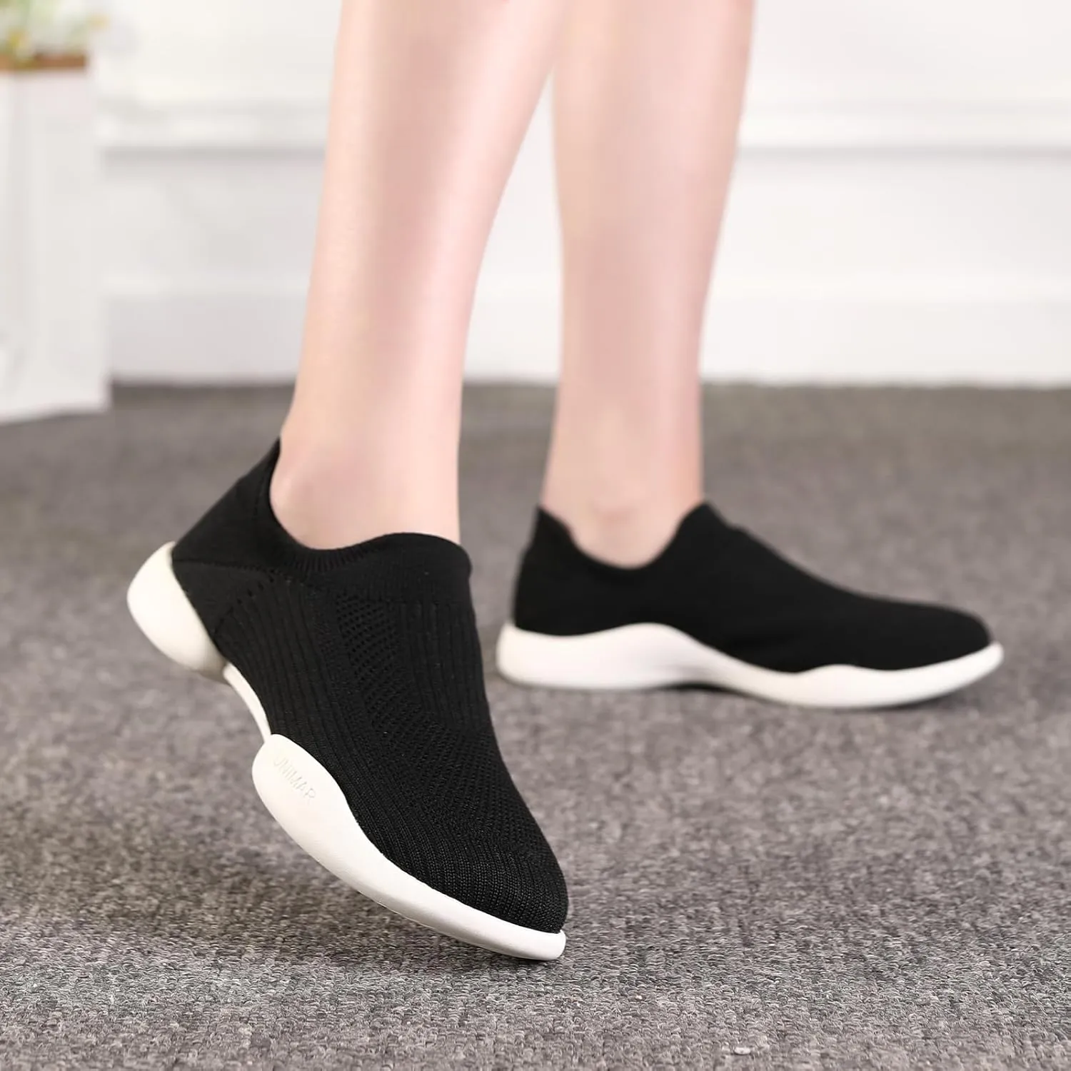 AOQUNFS Women Practice Dance Shoes Social Dance Sneaker Beginner Dance Ballroom Salsa Shoes