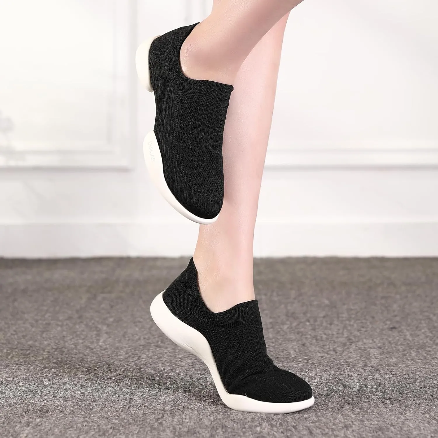 AOQUNFS Women Practice Dance Shoes Social Dance Sneaker Beginner Dance Ballroom Salsa Shoes