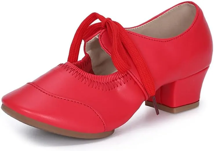 AOQUNFS Womens Dance Sneakers Ballroom Lace-up Modern Salsa Latin Jazz Practice Dance Shoes,YMJ-215