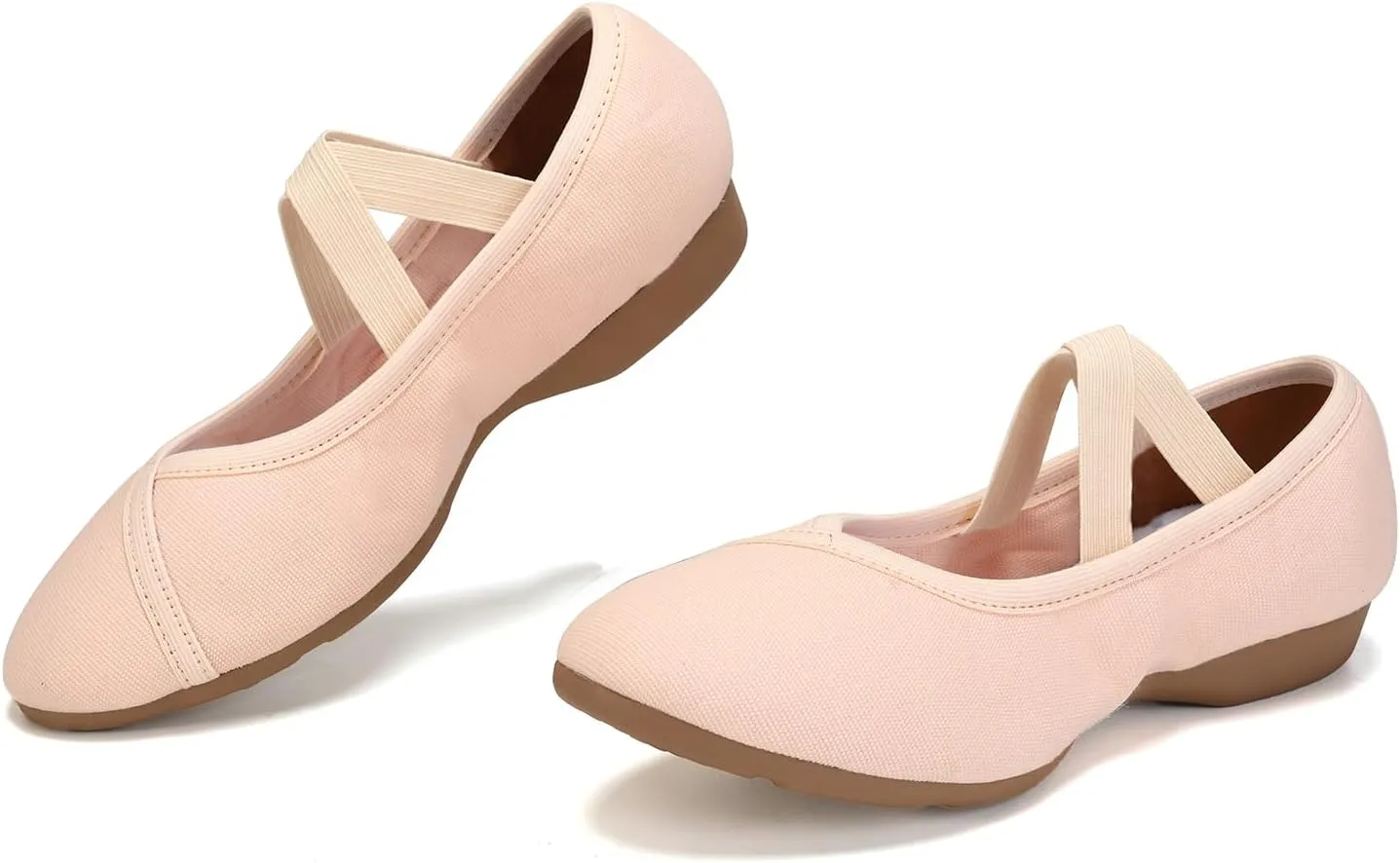 AOQUNFS Womens Latin Dance Shoes Close Toe Ballroom Dance Practice Performance Shoes,Model XMY-JCD