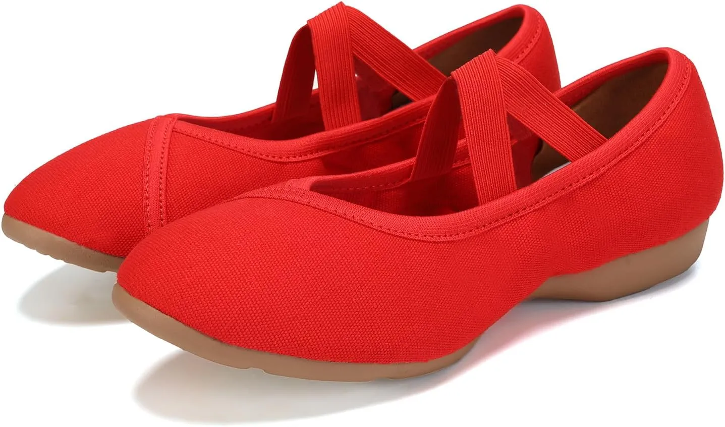AOQUNFS Womens Latin Dance Shoes Close Toe Ballroom Dance Practice Performance Shoes,Model XMY-JCD