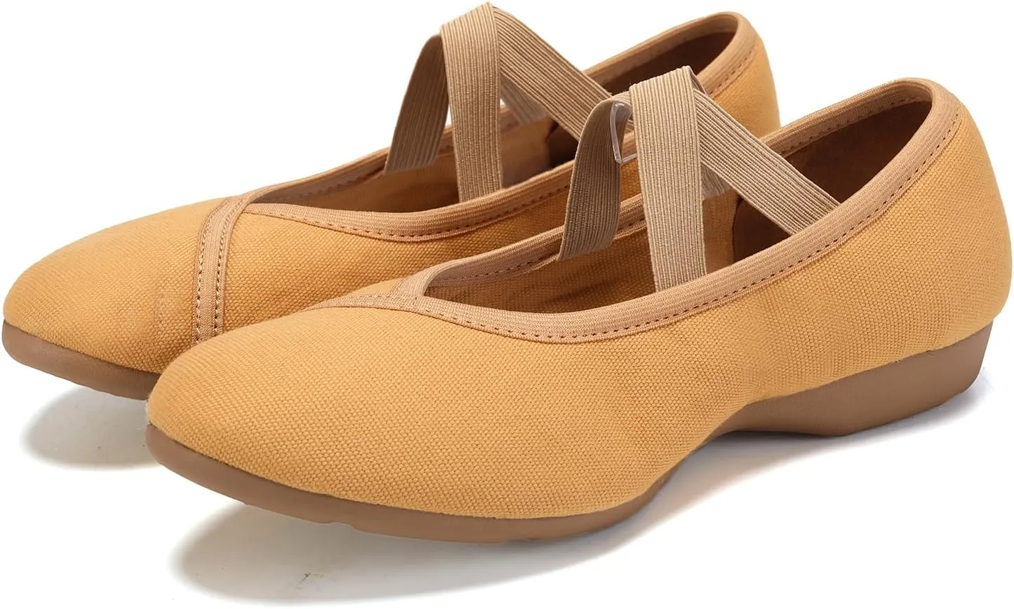 AOQUNFS Womens Latin Dance Shoes Close Toe Ballroom Dance Practice Performance Shoes,Model XMY-JCD