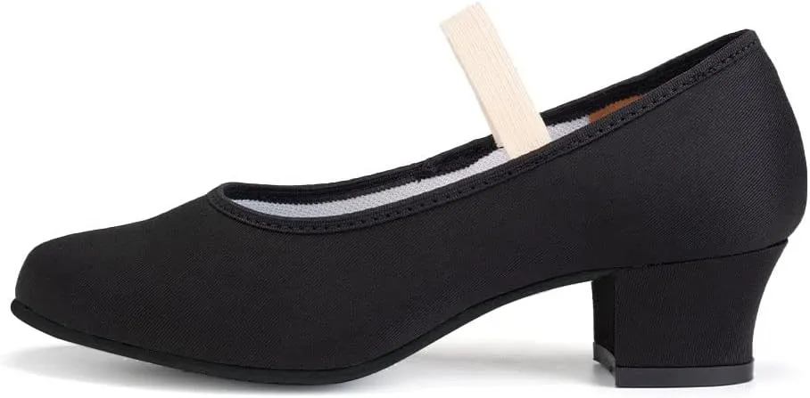 AOQUNFS Womens Latin Dance Shoes Close Toe Teacher Shoes Ballroom Practice Dance Shoes,Model XGWX-5.5