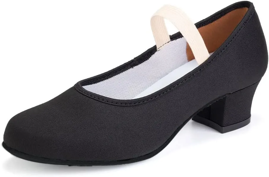 AOQUNFS Womens Latin Dance Shoes Close Toe Teacher Shoes Ballroom Practice Dance Shoes,Model XGWX-5.5
