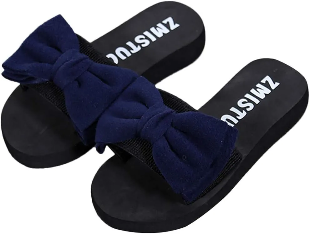 Arch Support Flip Flops for Women Flip-flops Outdoor Summer Women Beach Sandals Slipper Bow Shoes Indoor Women's sandals