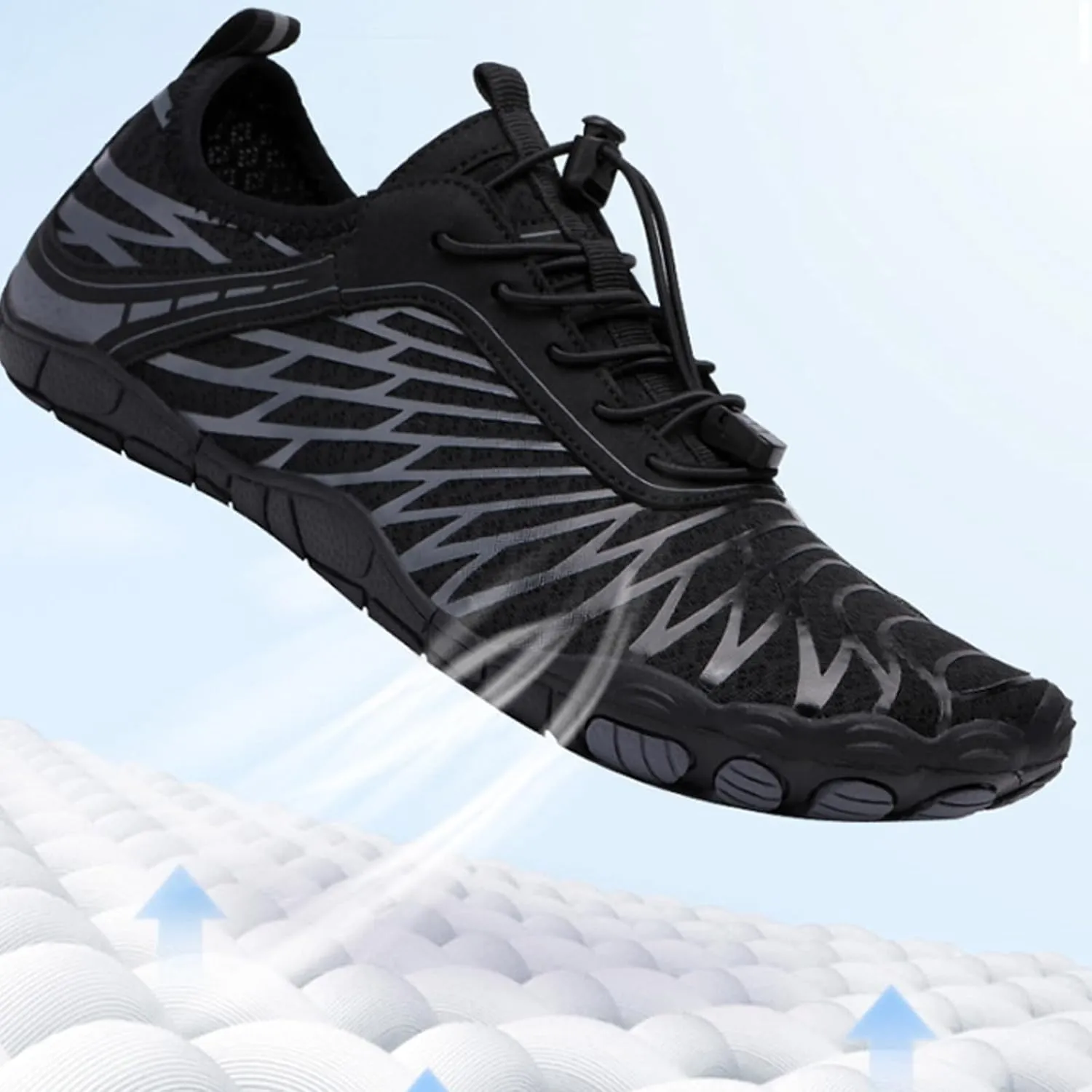 Barefoot Shoes for Women Waterproof Trail Running Non-Slip Hike Barefoot Footwear Womens Hiking Quick Drying Shoes with Wide Toe Box