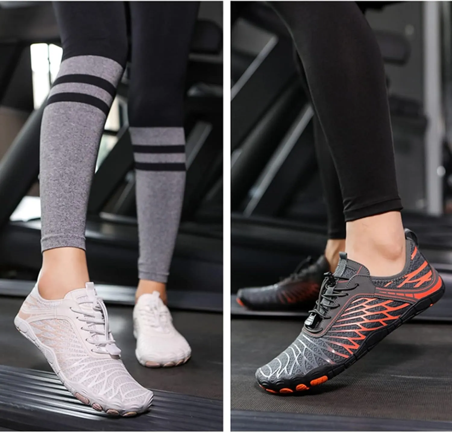 Barefoot Shoes for Women Waterproof Trail Running Non-Slip Hike Barefoot Footwear Womens Hiking Quick Drying Shoes with Wide Toe Box
