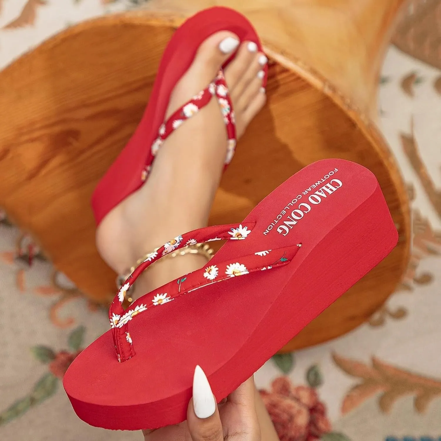 Beach Sandals for Woman Arch Support Slippers Women Casual Comfortable Thong Sandal with Arch Support