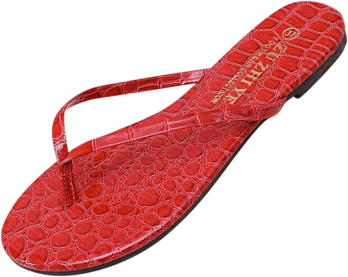 Beach Sandals for Woman Flip Flops with Arch Support for Women Comfortable Beach Thong Sandals with Arch Support