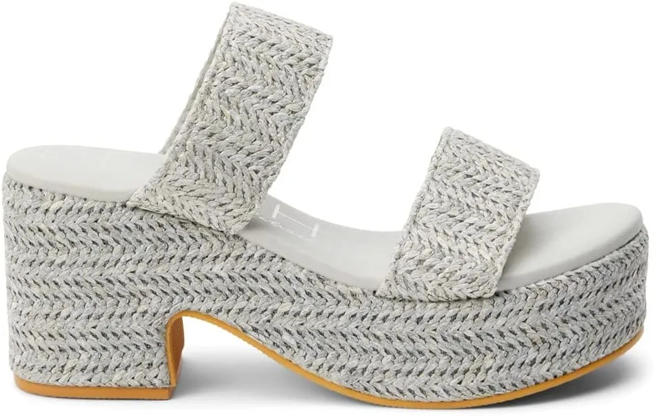 Beach Women's Ocean Ave Grey Raffia/Medium / 10