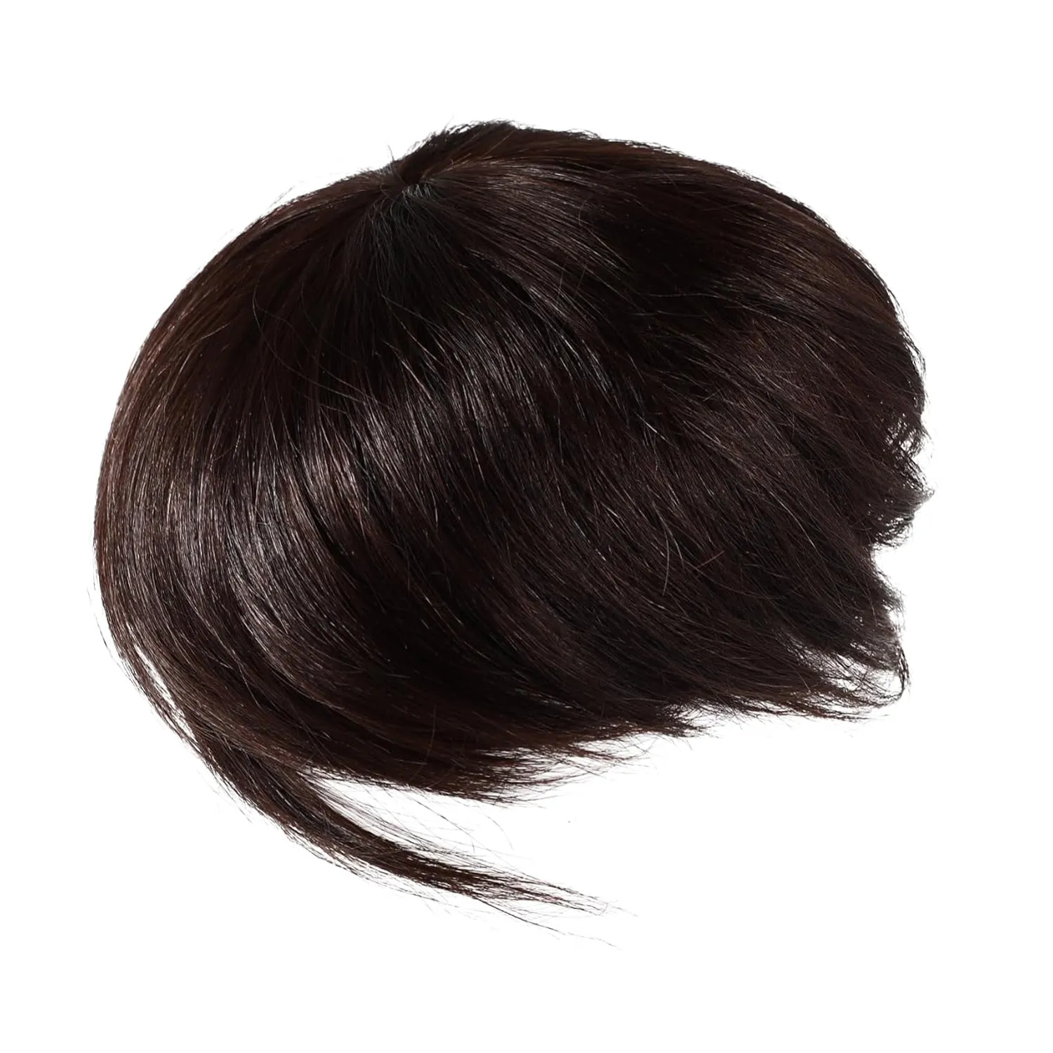 Beaupretty Straight Bangs Wig Piece Hair Bangs Extensions Clip-in Hair Fringe Natural Look Suitable for Daily Formal Events