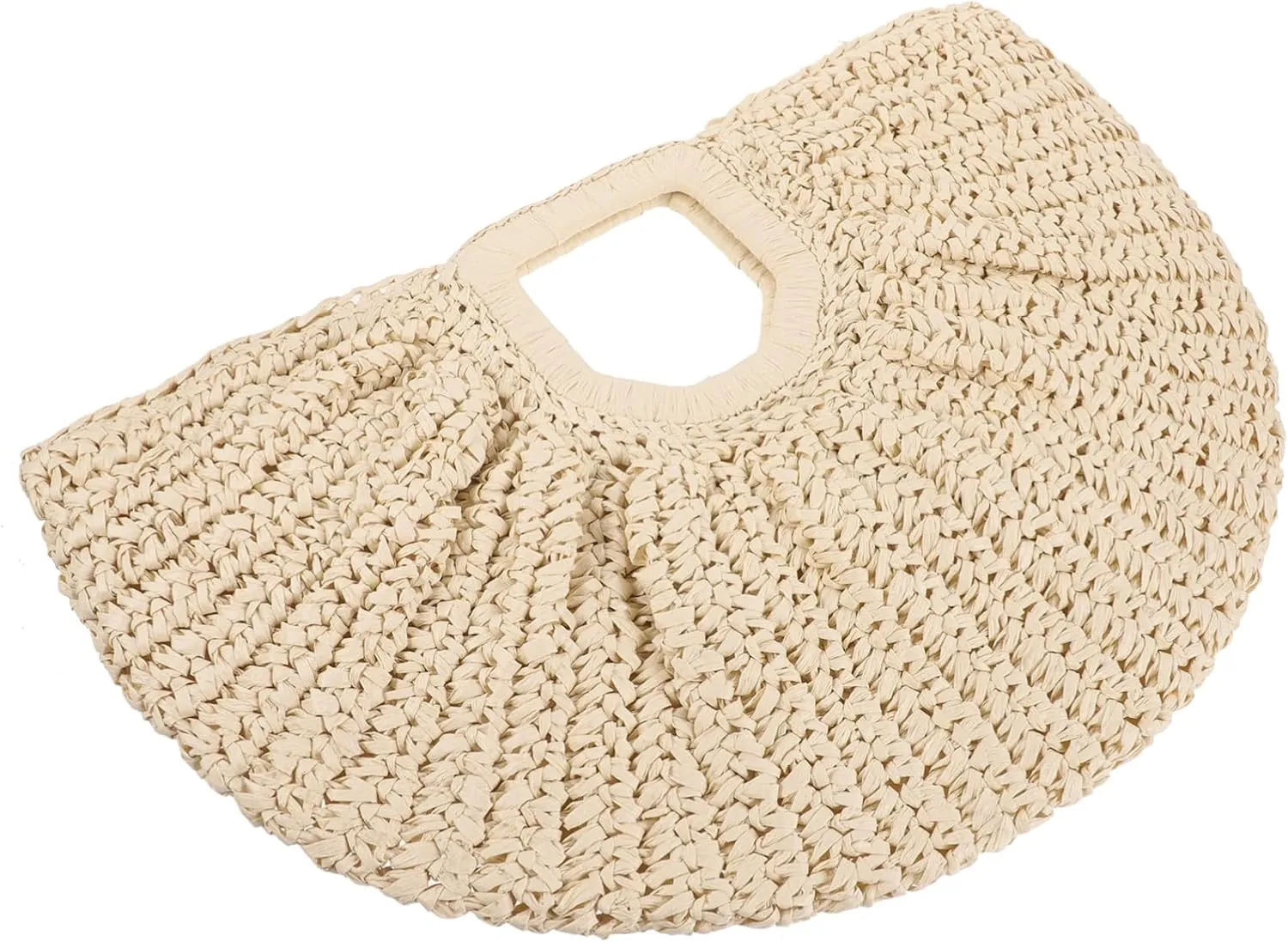 BESPORTBLE Women Beach Bag Vintage Moon Purse Woven Satchel Handbags for Women Perfect Summer Handbag