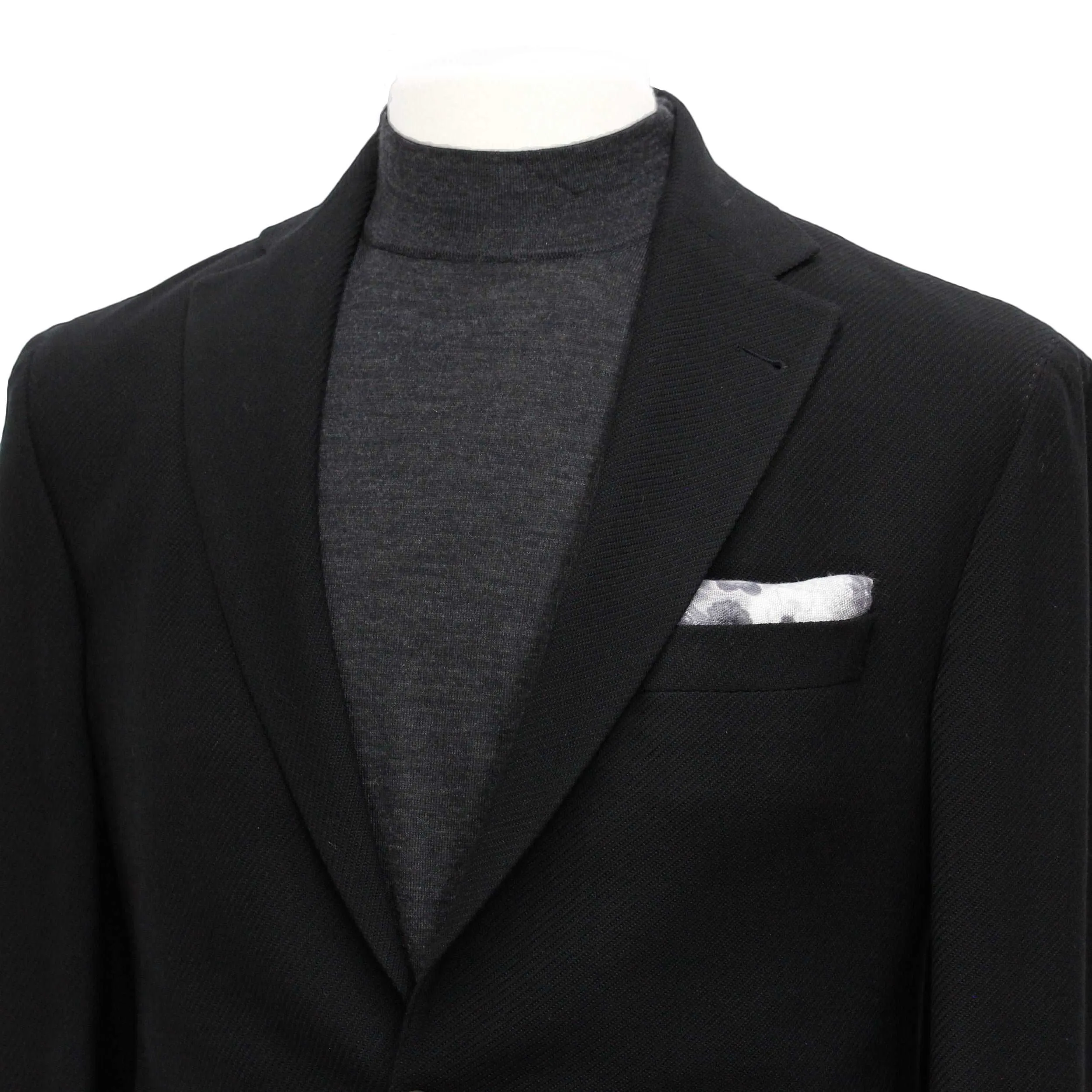 Black Comfortwear Queens Contemporary Fit Unconstructed Knit Sport Coat - Jack Victor