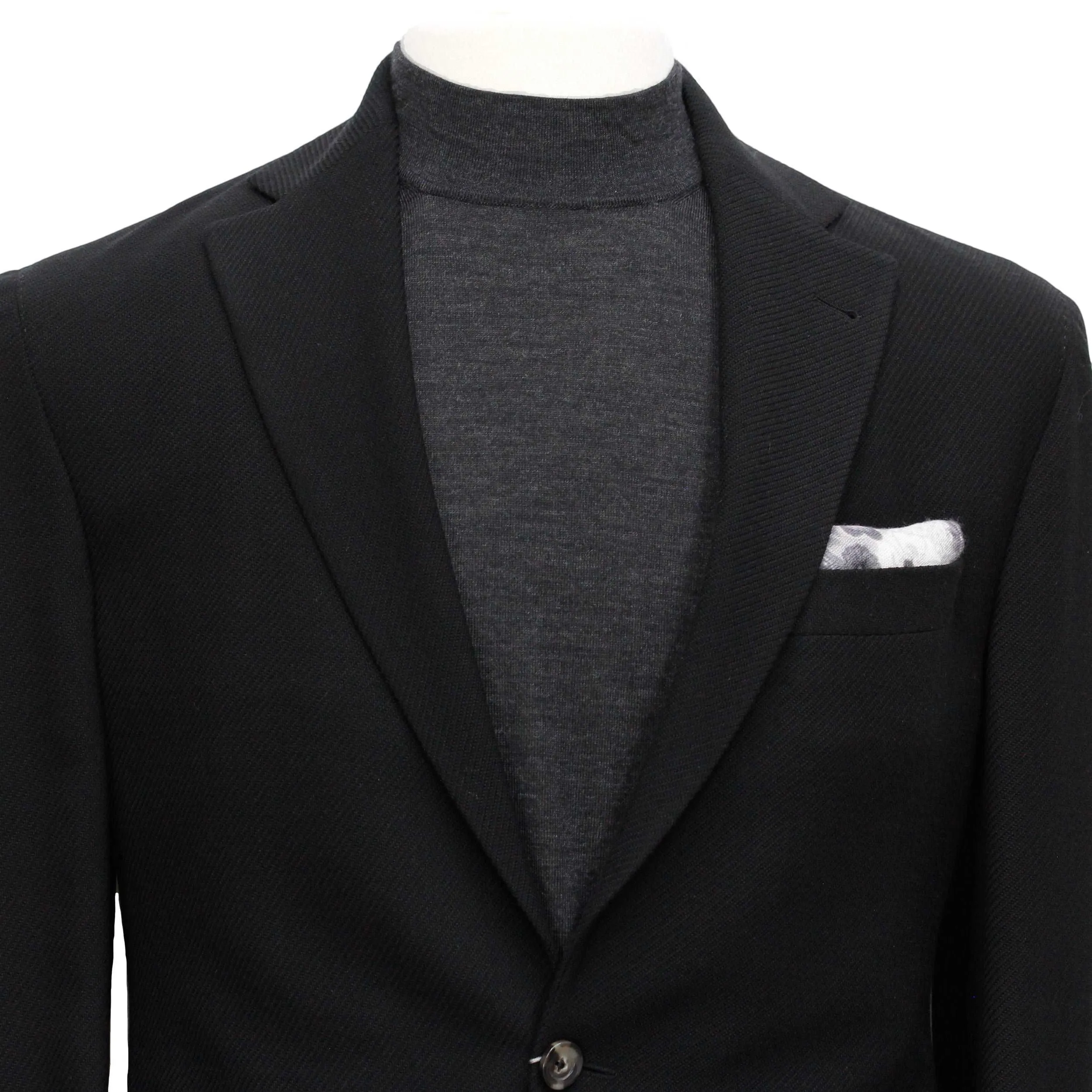 Black Comfortwear Queens Contemporary Fit Unconstructed Knit Sport Coat - Jack Victor