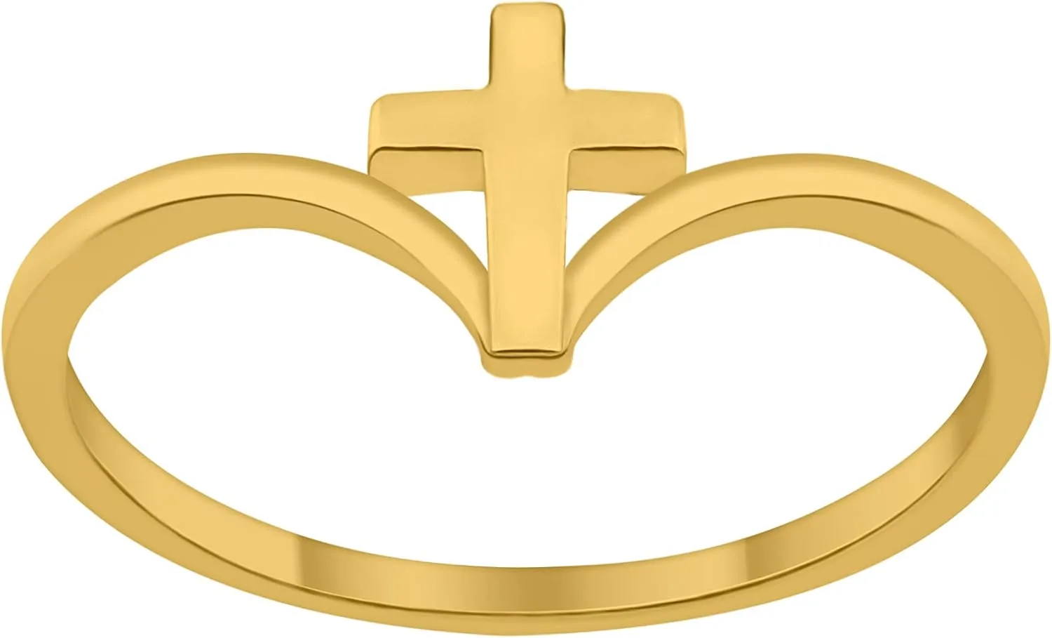 Blue Apple Co. Chevron Midi Cross Thumb Ring Band Solid 925 Sterling Silver