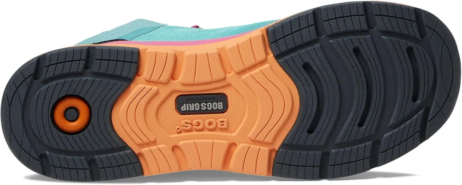 BOGS Sandstone Mid Composite Safety Toe Womens Sneakers  Textile Lining  Bloom EVA Footbed