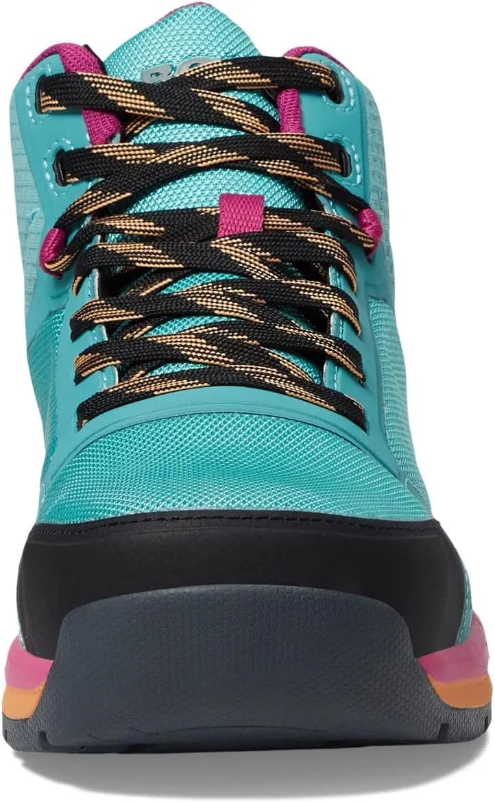 BOGS Sandstone Mid Composite Safety Toe Womens Sneakers  Textile Lining  Bloom EVA Footbed