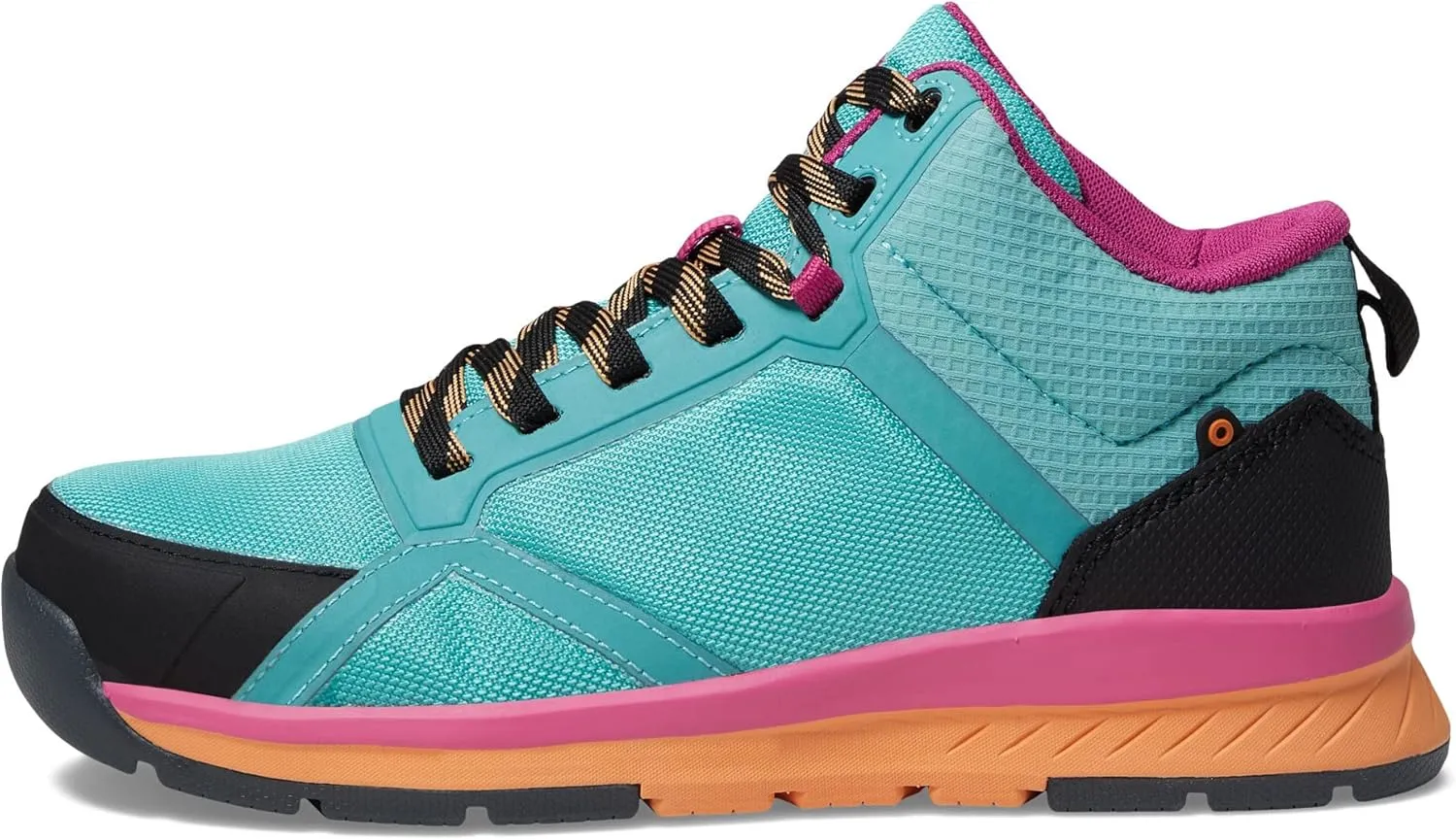 BOGS Sandstone Mid Composite Safety Toe Womens Sneakers  Textile Lining  Bloom EVA Footbed