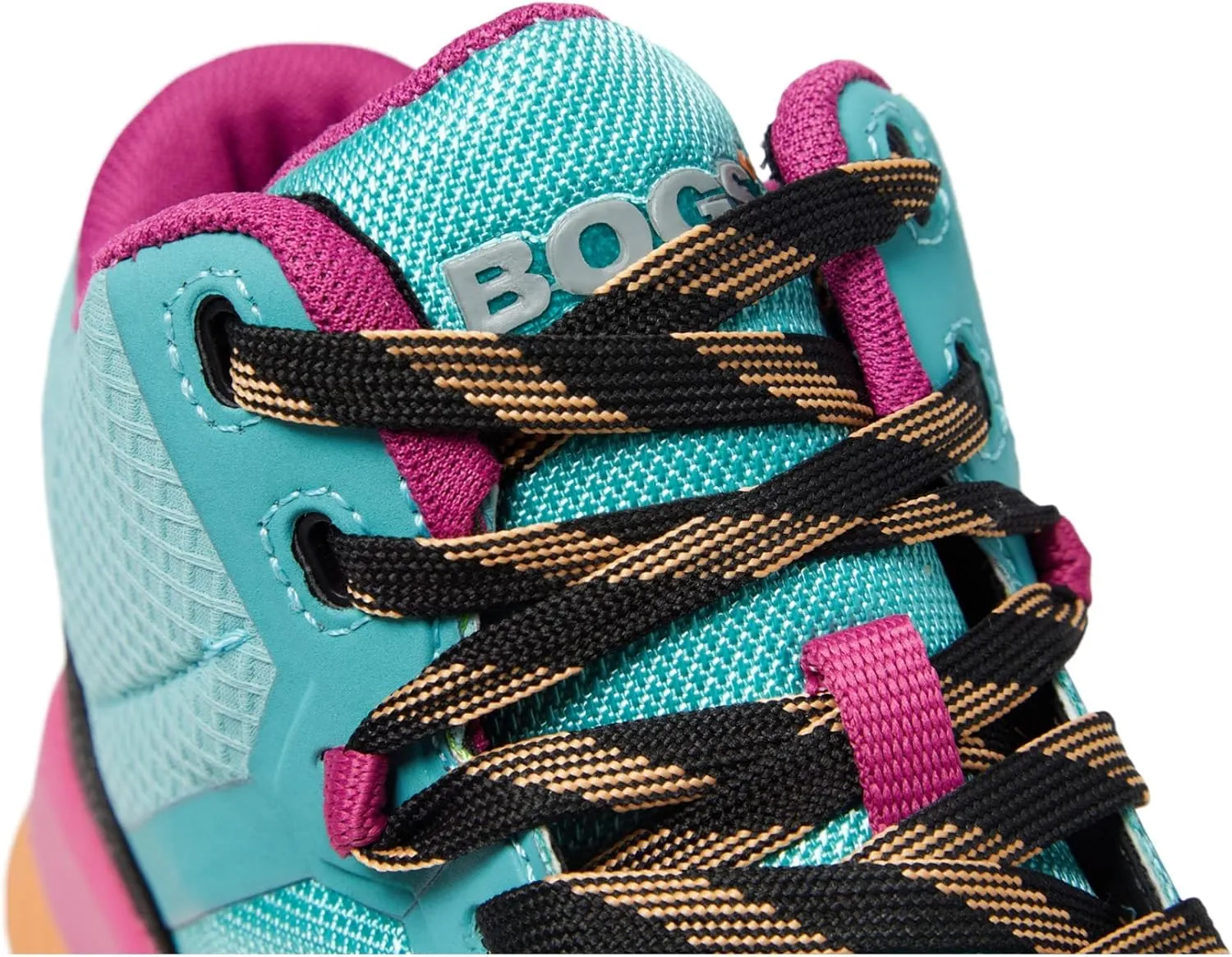 BOGS Sandstone Mid Composite Safety Toe Womens Sneakers  Textile Lining  Bloom EVA Footbed