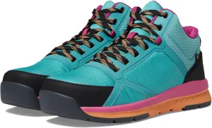 BOGS Sandstone Mid Composite Safety Toe Womens Sneakers  Textile Lining  Bloom EVA Footbed