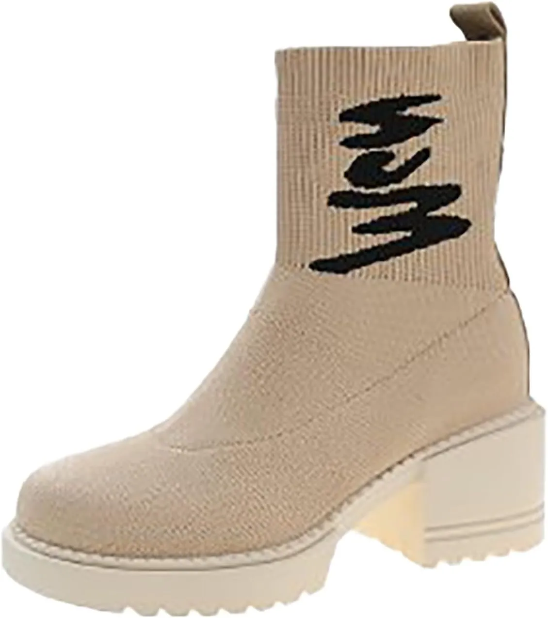Boots Women Wide Ankle Boots for Women Gold Booties for Women Black Heels for Women Chunky Heel Womens Booties and Ankle Boots Leather Low Heel Ankle Boot