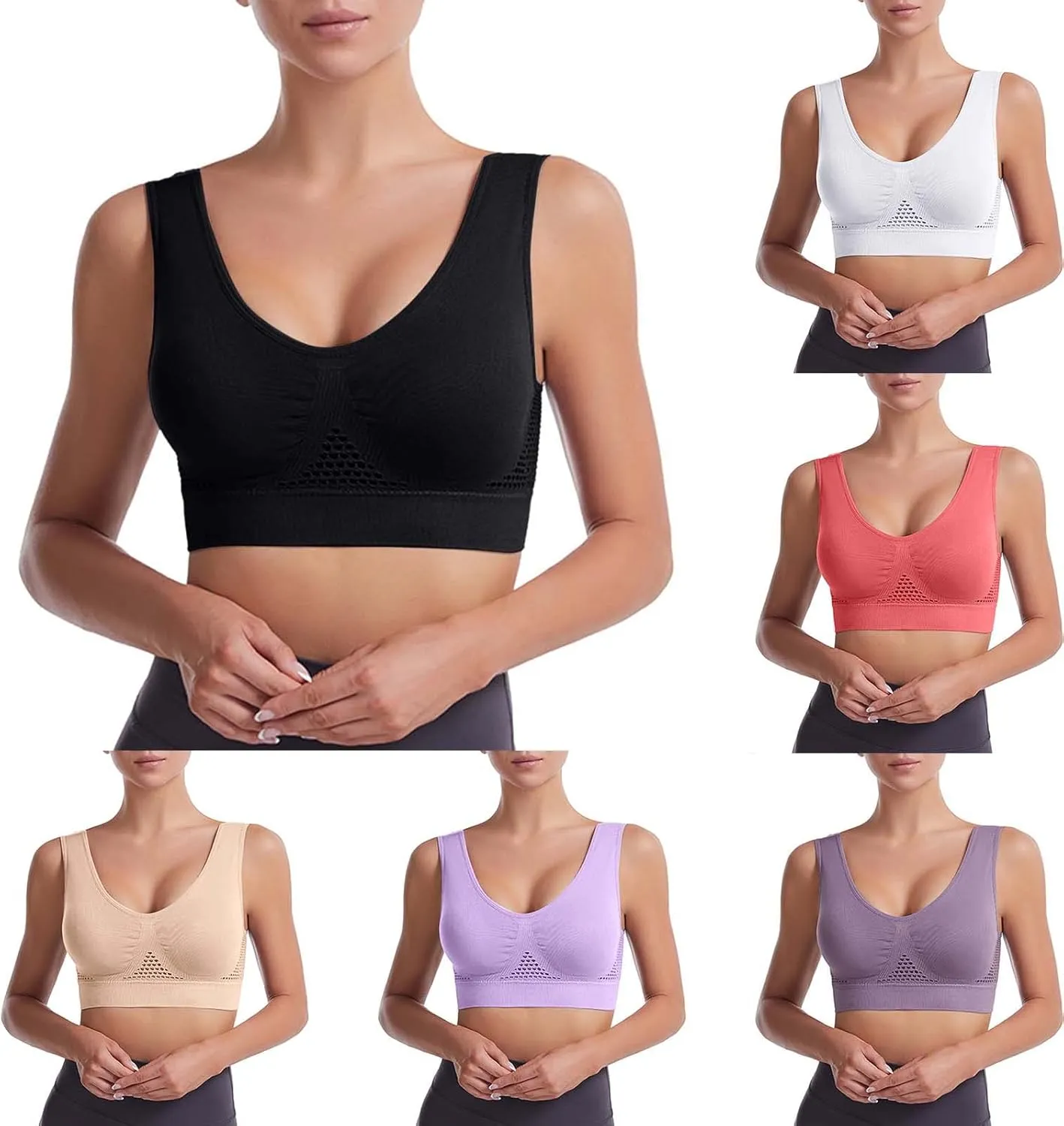 Bra for Women Wireless Bras Active Everyday Bras Padded Ladies Bra Bralettes