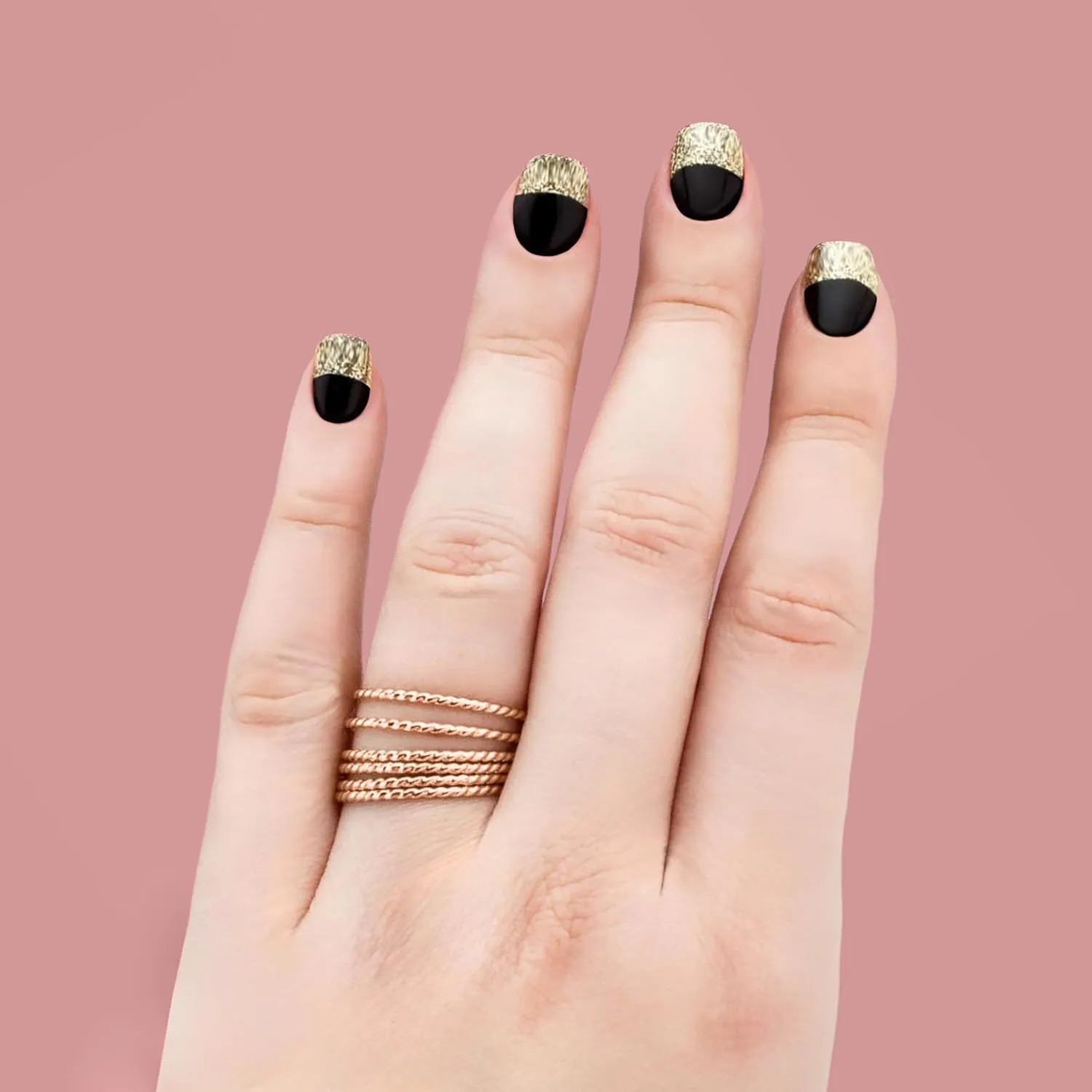 Braided Rope Stacking Ring | Elegant Twist 1mm Skinny Stackable Stack Ring Band in Silver, Gold, or Rose Gold | Comfort Fit USA Sizes 3-12 (14K Rose Gold Fill, 11)