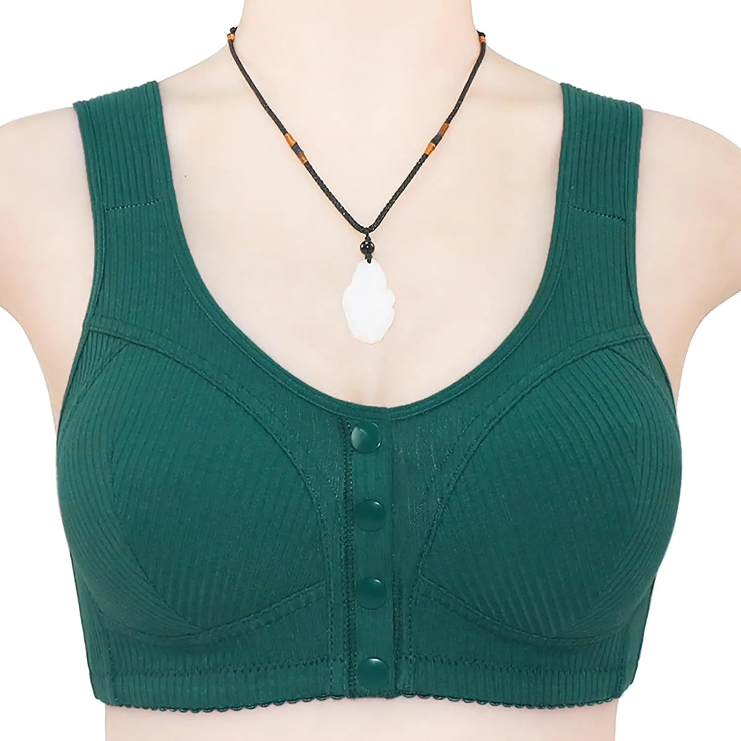 Bras for Women No Underwire Push Up Bras for Women Pack No Underwire Women's Bras Plus Size Front Closure Bras