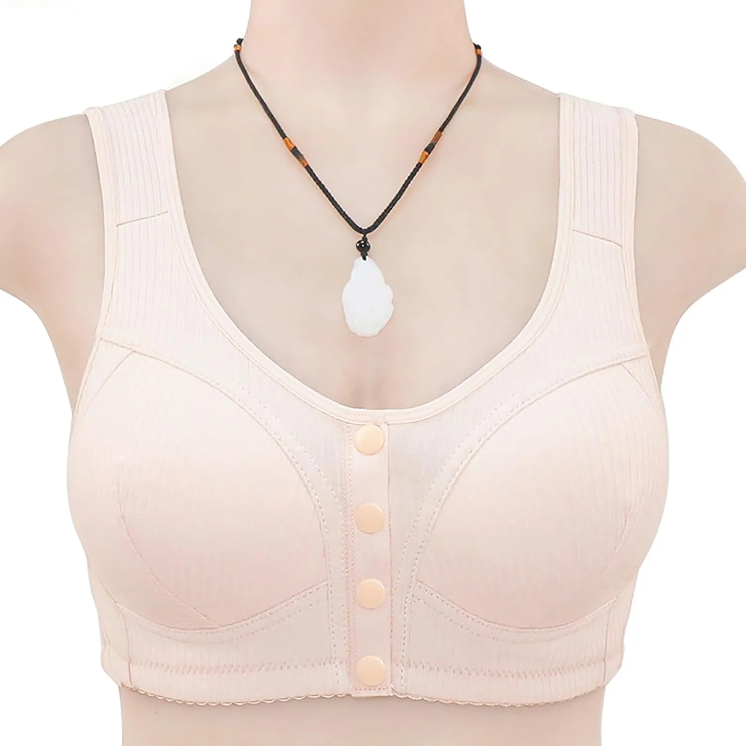 Bras for Women No Underwire Push Up Bras for Women Pack No Underwire Women's Bras Plus Size Front Closure Bras