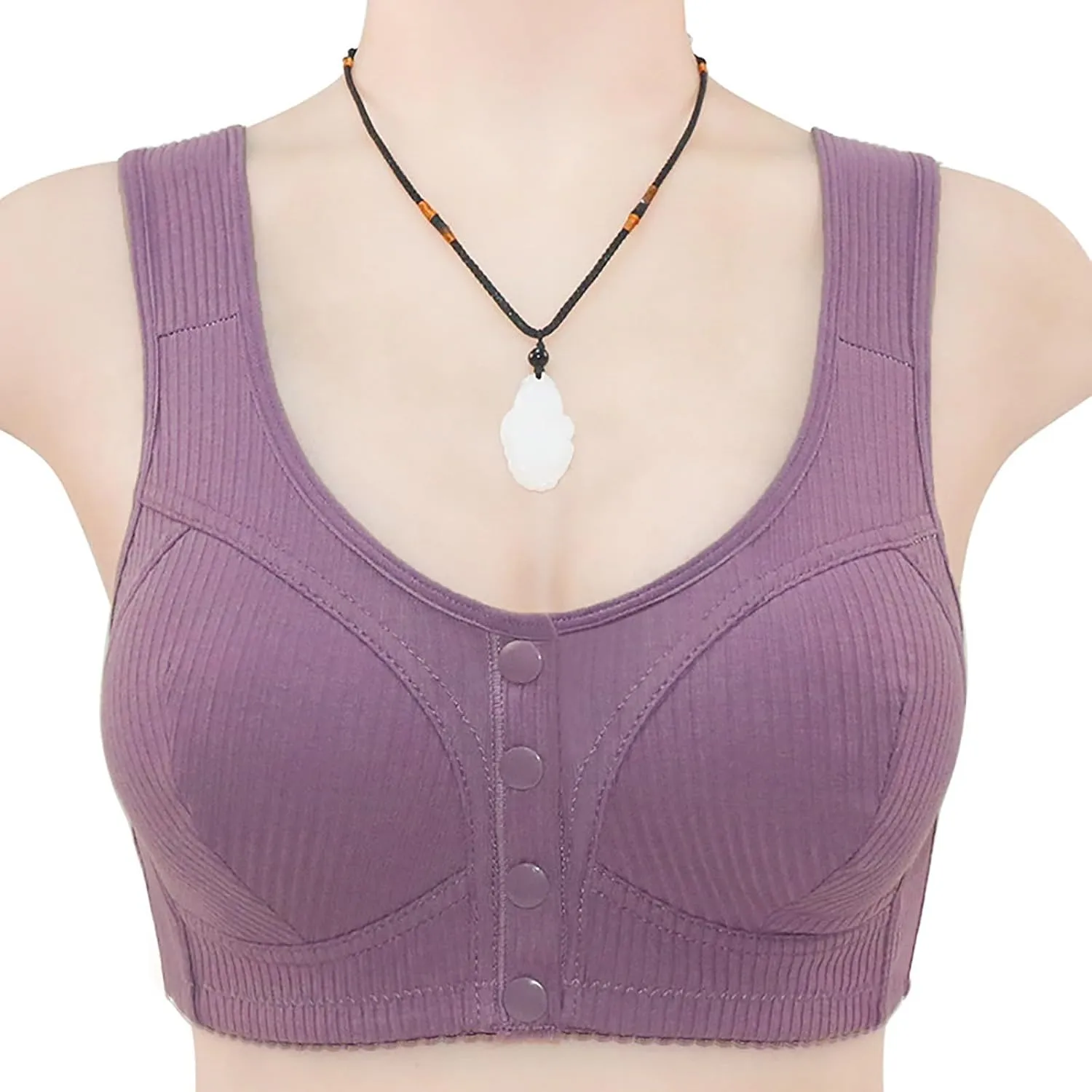 Bras for Women No Underwire Push Up Bras for Women Pack No Underwire Women's Bras Plus Size Front Closure Bras