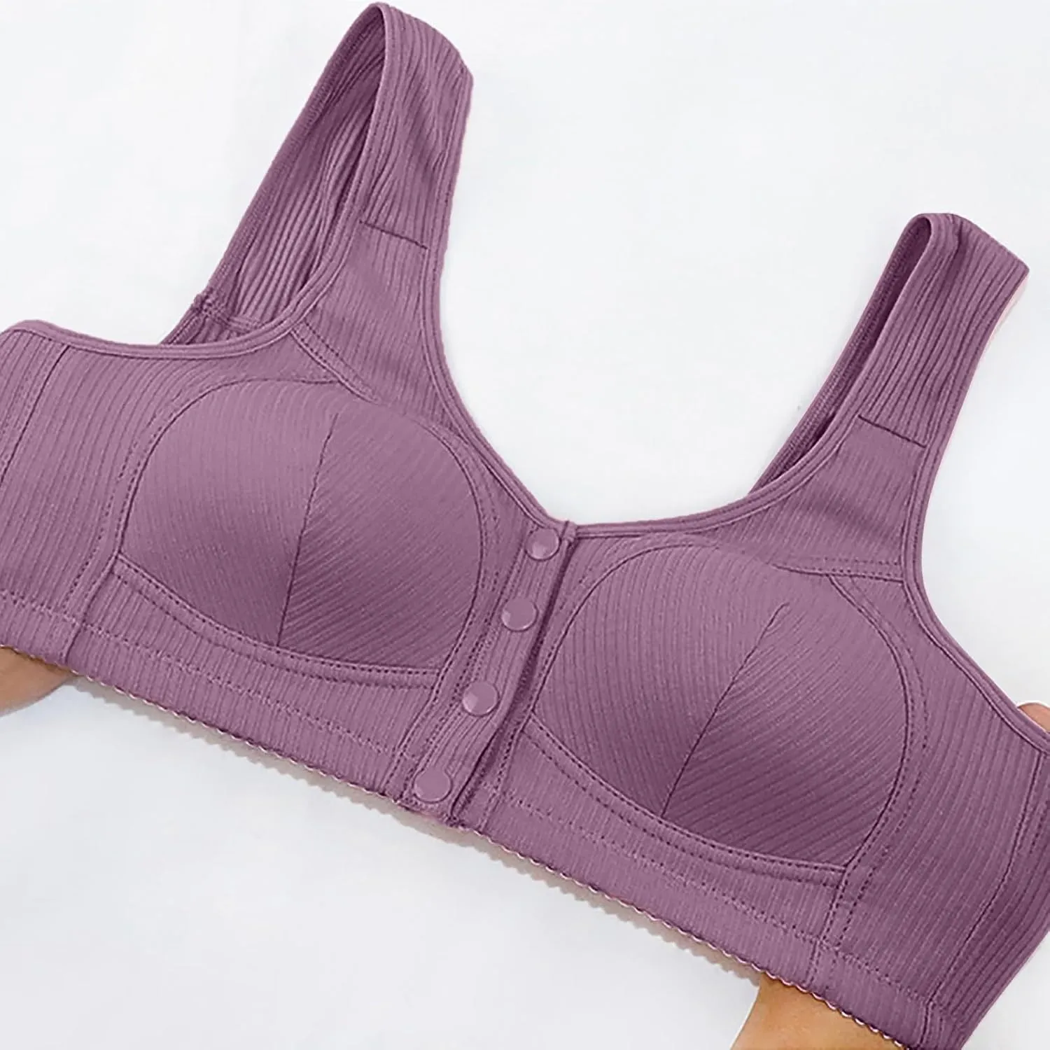 Bras for Women No Underwire Push Up Bras for Women Pack No Underwire Women's Bras Plus Size Front Closure Bras