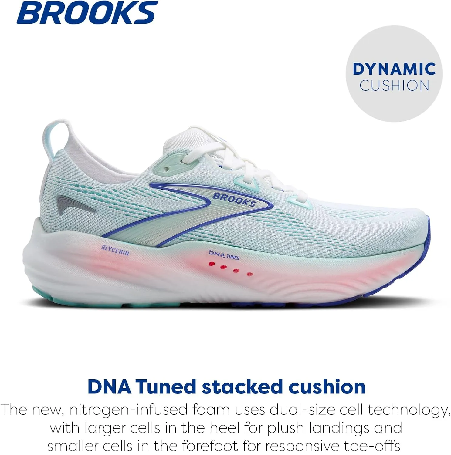 Brooks Womens Glycerin 22 Neutral Running Shoe