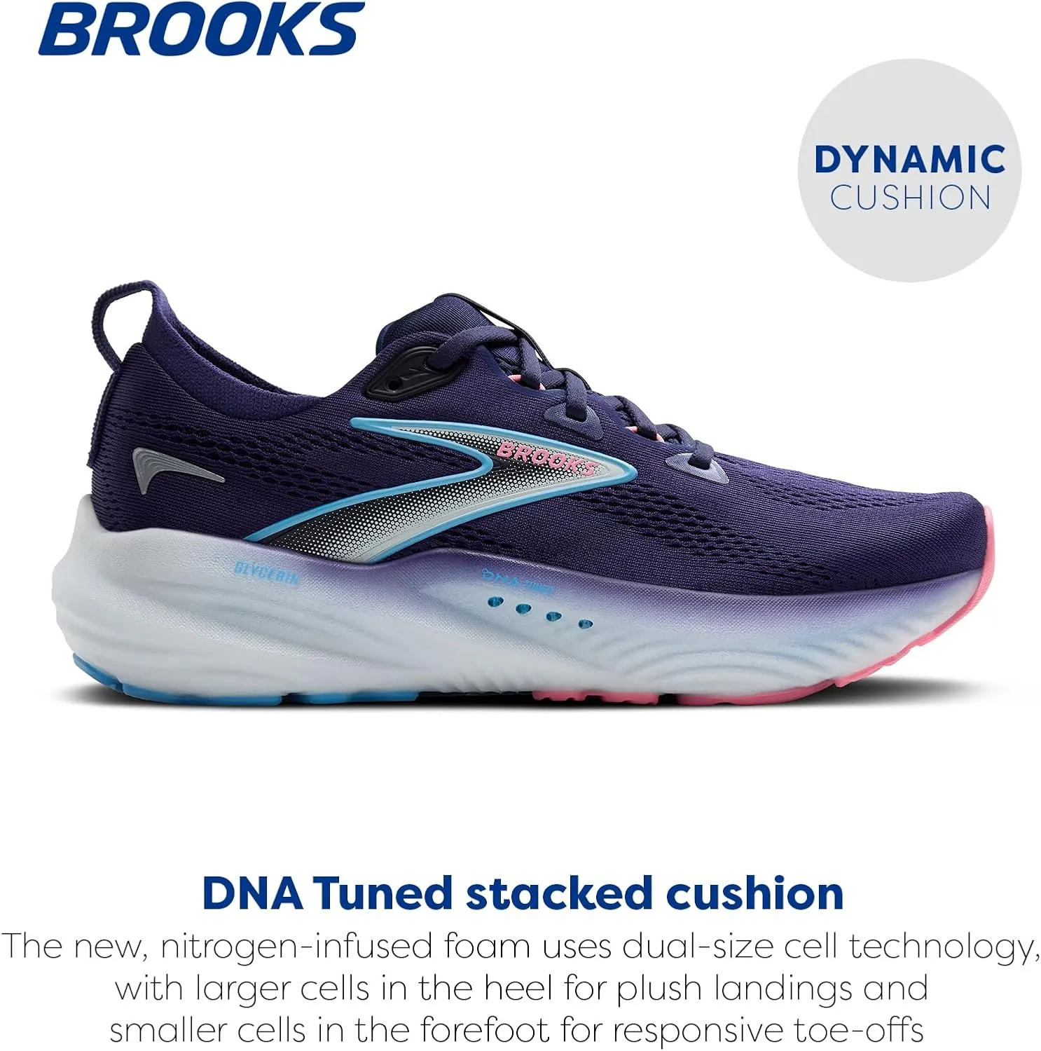 Brooks Womens Glycerin 22 Neutral Running Shoe
