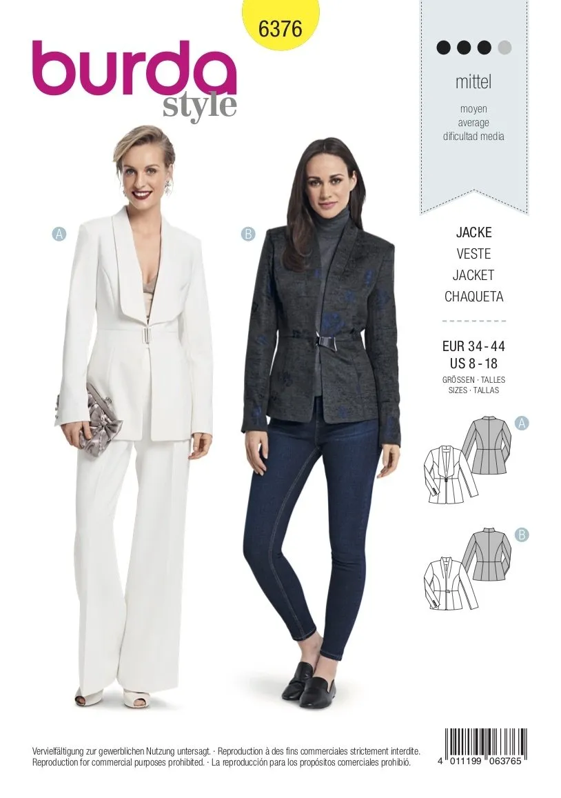 Burda Pattern B6376 (8-18)
