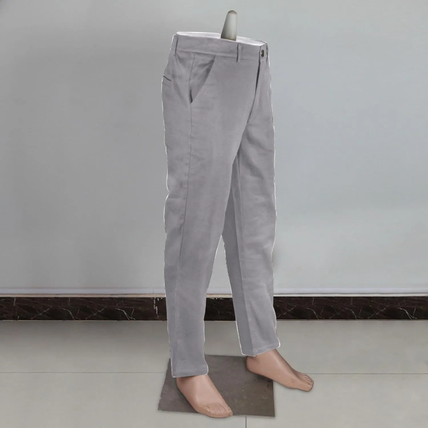 Business Casual Suit Pants for Men Slim Fit Formal Work Dress Pants Gentle Bridegroom Wedding Guest Straight Trousers