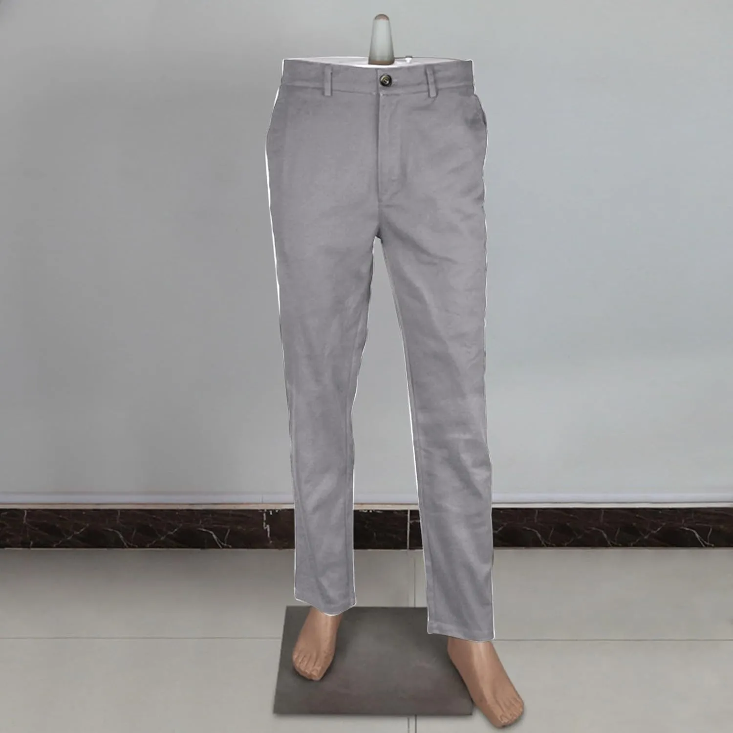 Business Casual Suit Pants for Men Slim Fit Formal Work Dress Pants Gentle Bridegroom Wedding Guest Straight Trousers