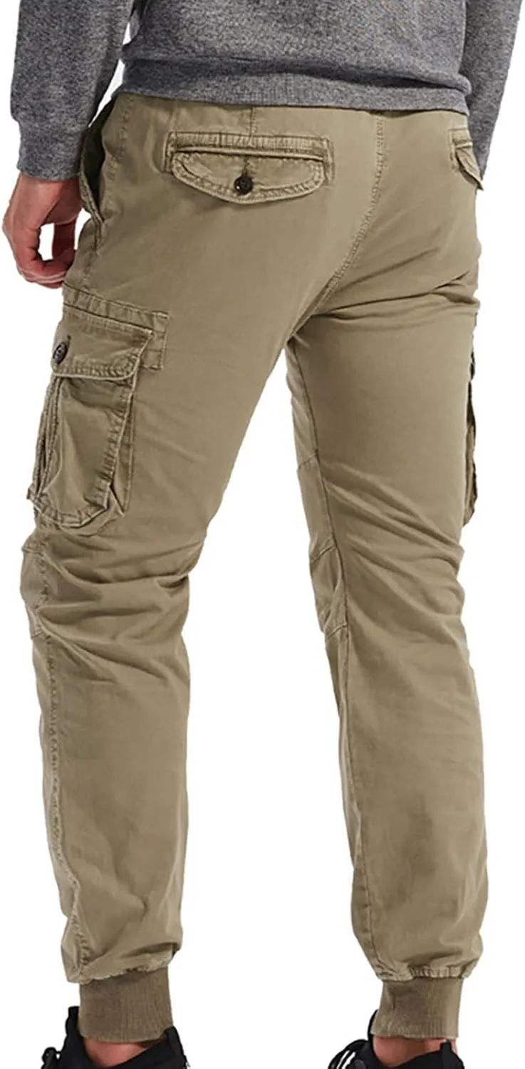 Cargo Pants for Men Chino Combat Sweatpants Mens Hiking Sports Tapered Joggers Manly Tactical Pants Multic Pockets