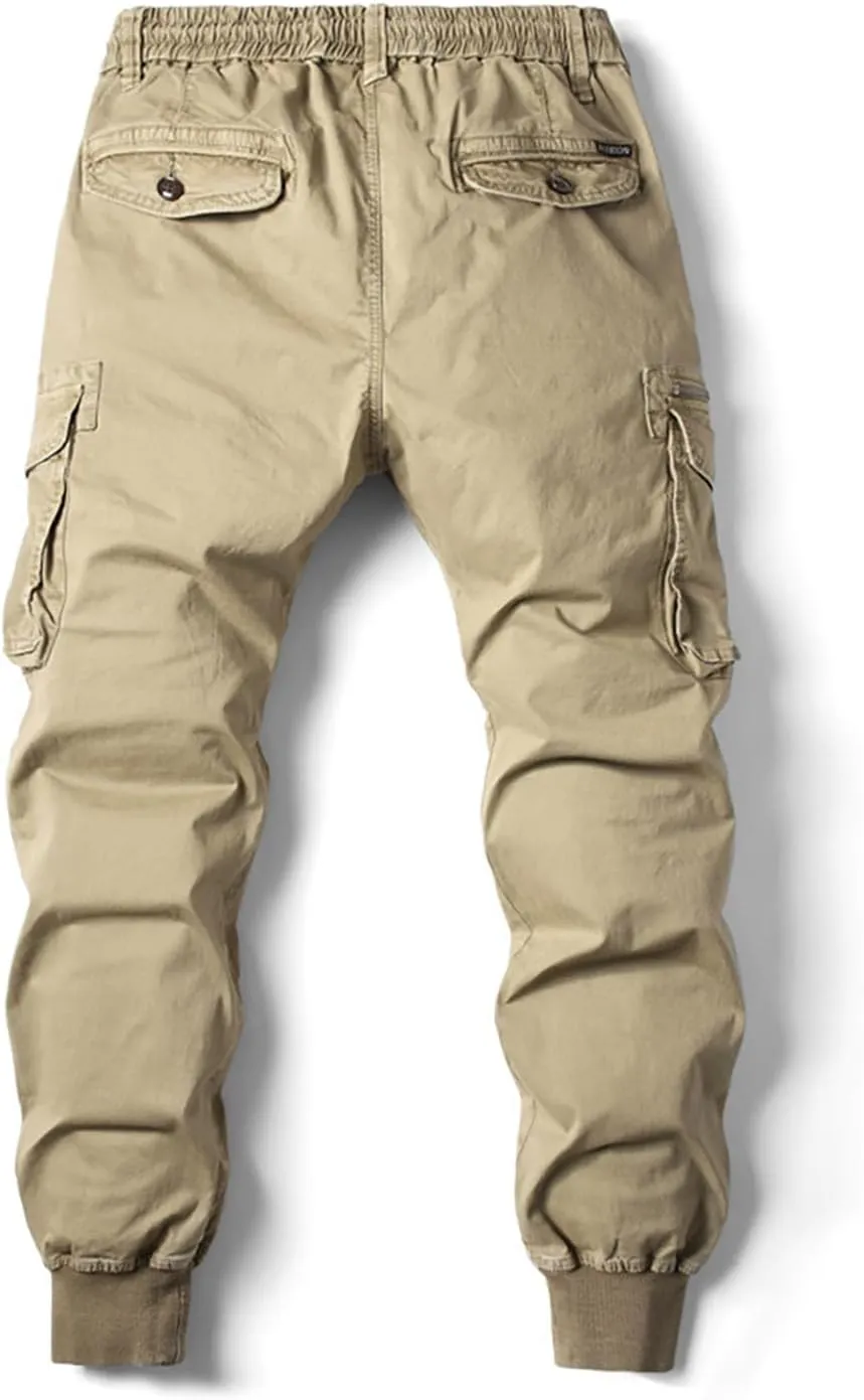 Cargo Pants for Men Chino Combat Sweatpants Mens Hiking Sports Tapered Joggers Manly Tactical Pants Multic Pockets