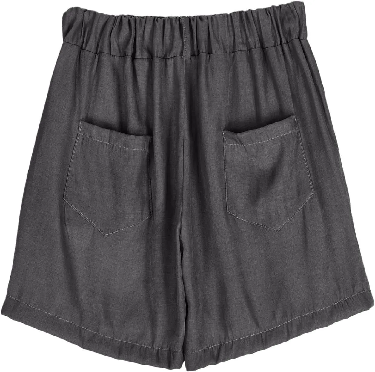 Casual Linen Shorts for Women High Waisted Wide Leg Drawstring Shorts Summer Embroidery Beach Shorts 2025 Outfit