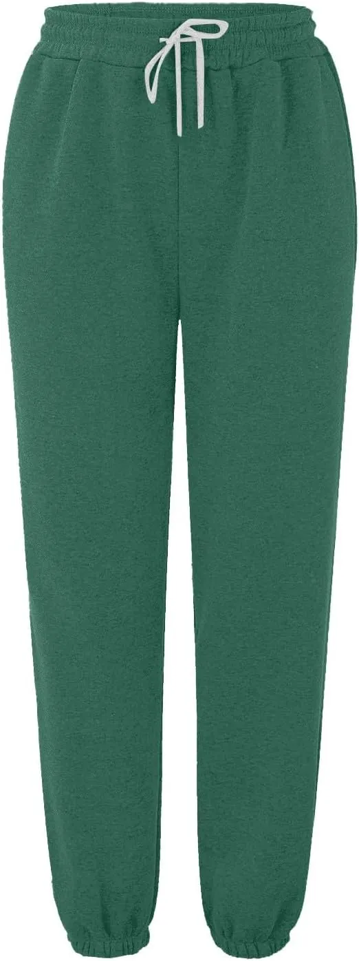 Cinch Bottom Sweatpants 2024 Women's Casual High Waisted Pockets Joggers Sport Workout Active Baggy Lounge Trousers