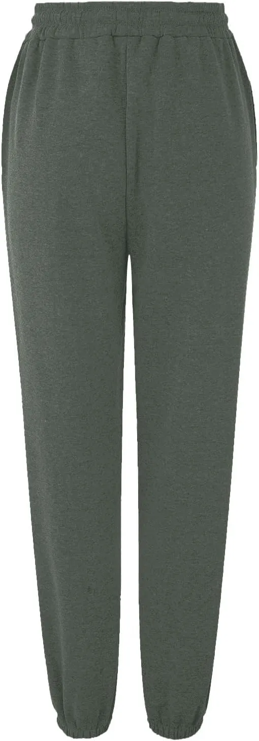 Cinch Bottom Sweatpants 2024 Women's Casual High Waisted Pockets Joggers Sport Workout Active Baggy Lounge Trousers