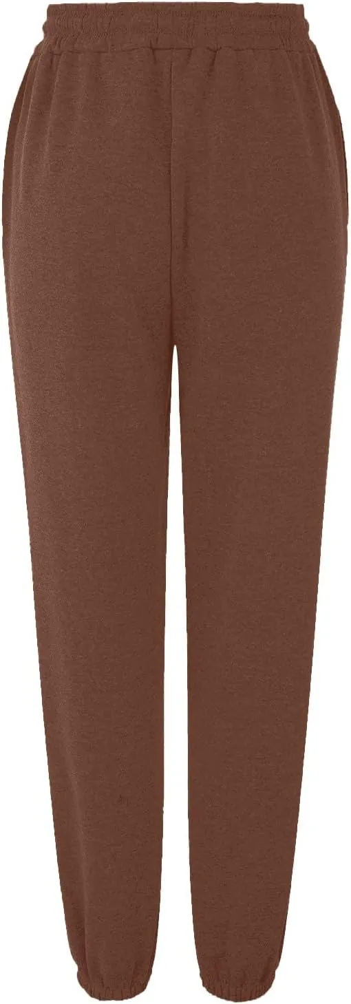 Cinch Bottom Sweatpants 2024 Women's Casual High Waisted Pockets Joggers Sport Workout Active Baggy Lounge Trousers