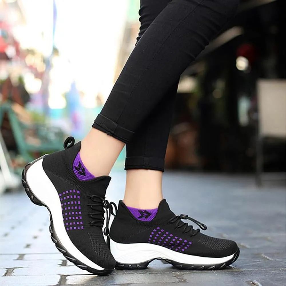 Comfort Wear Orthowear Shoes for Women, Comfortwear Ortho Shoes for Women Plantar Fasciitis, Air Cushion Ortho Stretch Cushion Shoes for Women with Insole