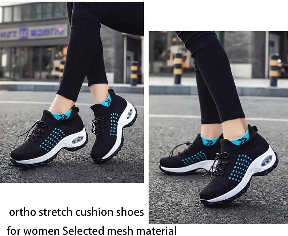 Comfort Wear Orthowear Shoes for Women, Ortho Stretch Cushion Shoes for Women, Walking Stretch Cushion Nurse